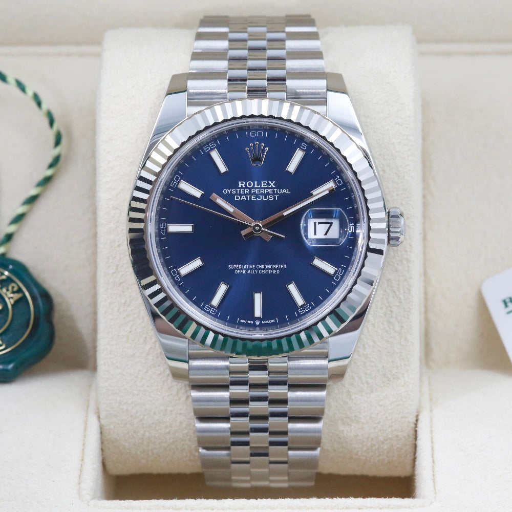 Rolex Datejust 41 Blue Dial 126334 Year 2024 lbjwatches