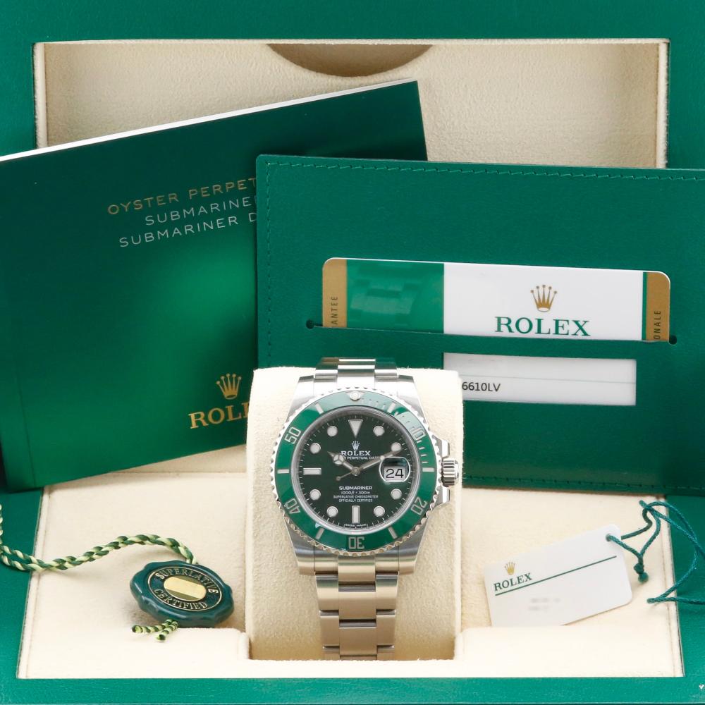 Rolex Submariner Hulk 116610LV Year: 2019