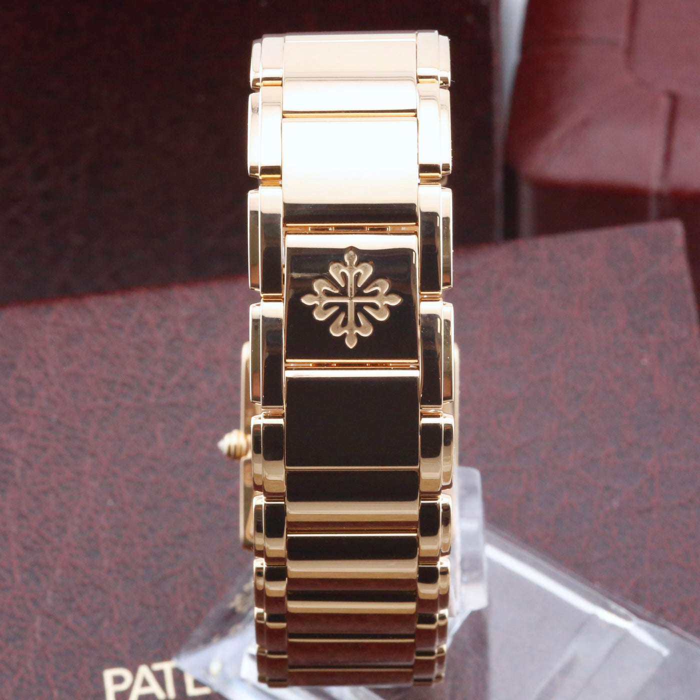 Patek Phillipe Twenty~4 4910/11R-010 Rose Gold Brown Dial Year 2006