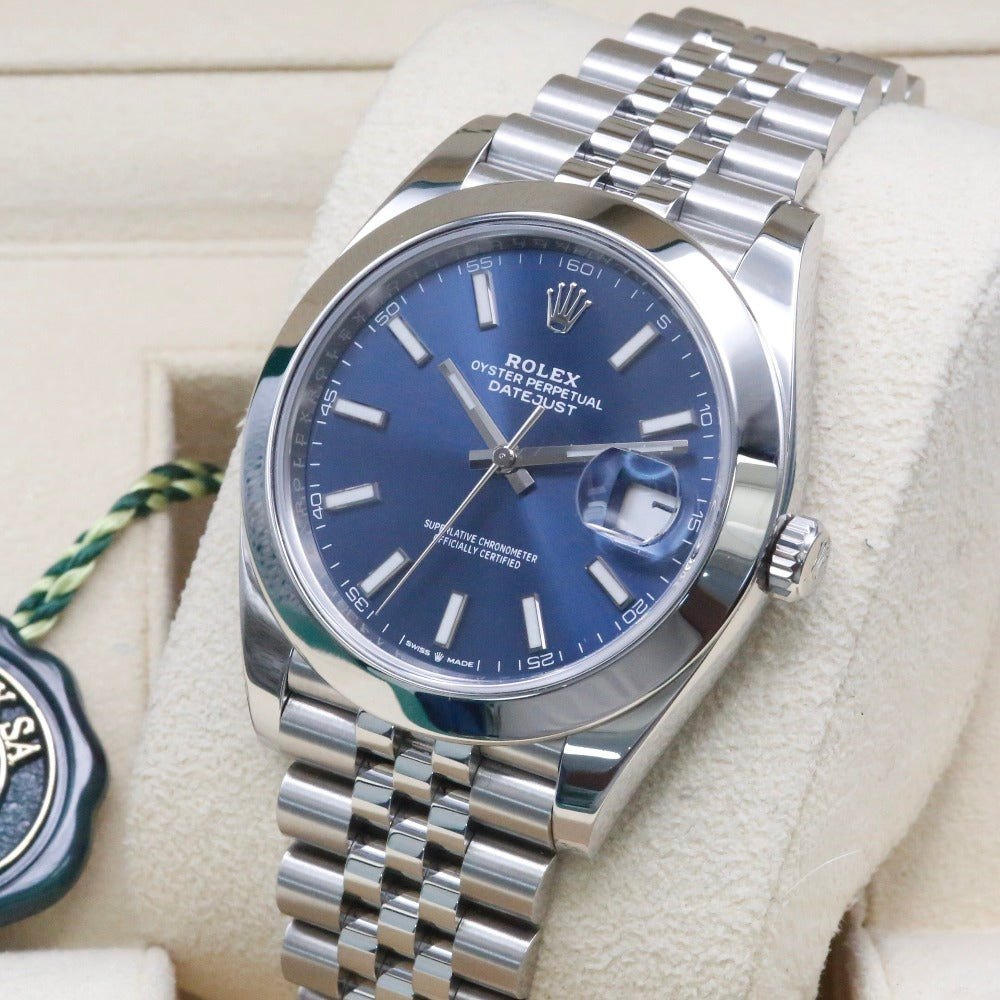 Rolex Datejust 41 Blue Dial 126300 Year: 2022