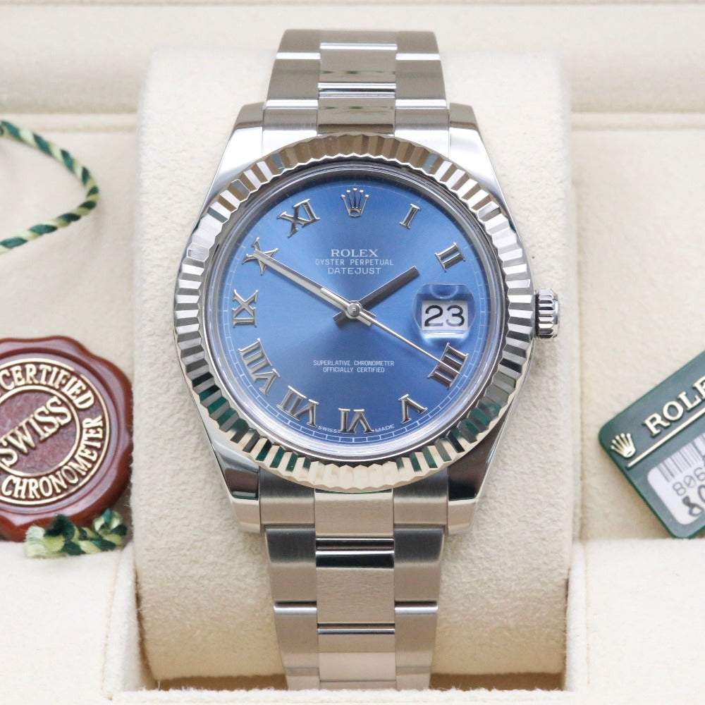 Rolex Datejust 2 Blue Azzurro Dial 116334