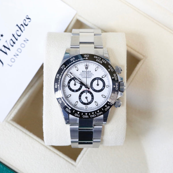 Rolex Daytona Panda Fully Stickered 116500 Year 2023 lbjwatches