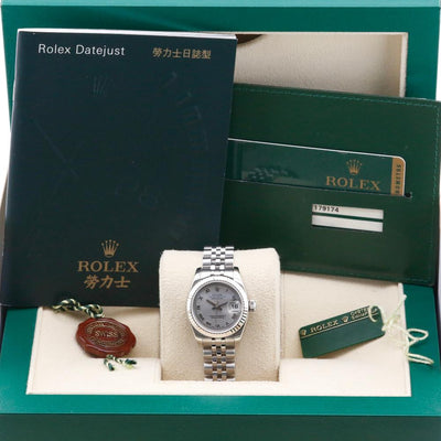 Rolex Datejust 26 Silver Roman Dial 179174 Year: 2009