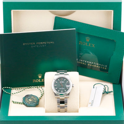 Rolex Datejust 31 Mint Green Dial 278274 Year: 2024