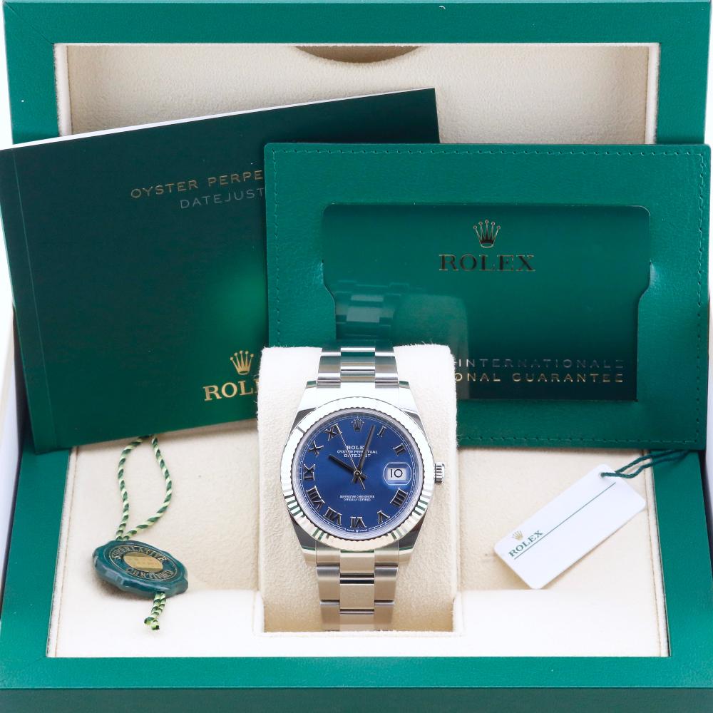 Rolex Datejust 41 Blue Azzurro Dial 126334 Year: 2022