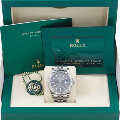 Rolex Datejust 41 Rhodium Dial 126334