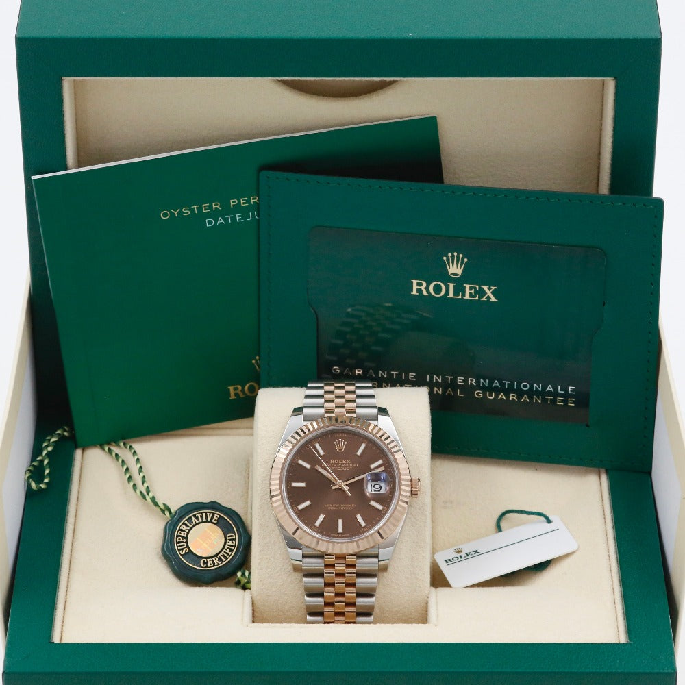 Rolex Datejust 41 Chocolate Dial 126331 Year: 2022