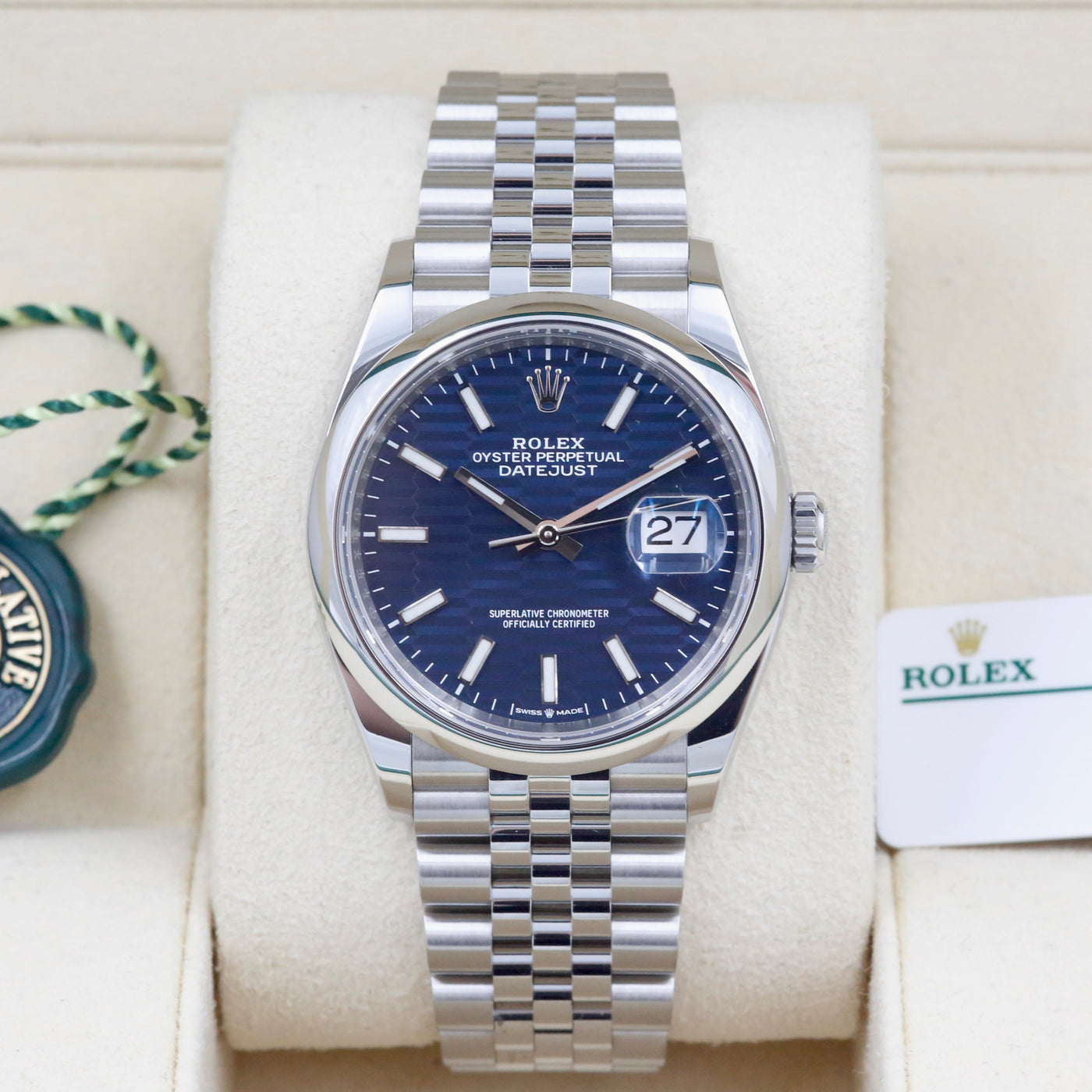 Rolex Datejust 36 Blue Motif 126200