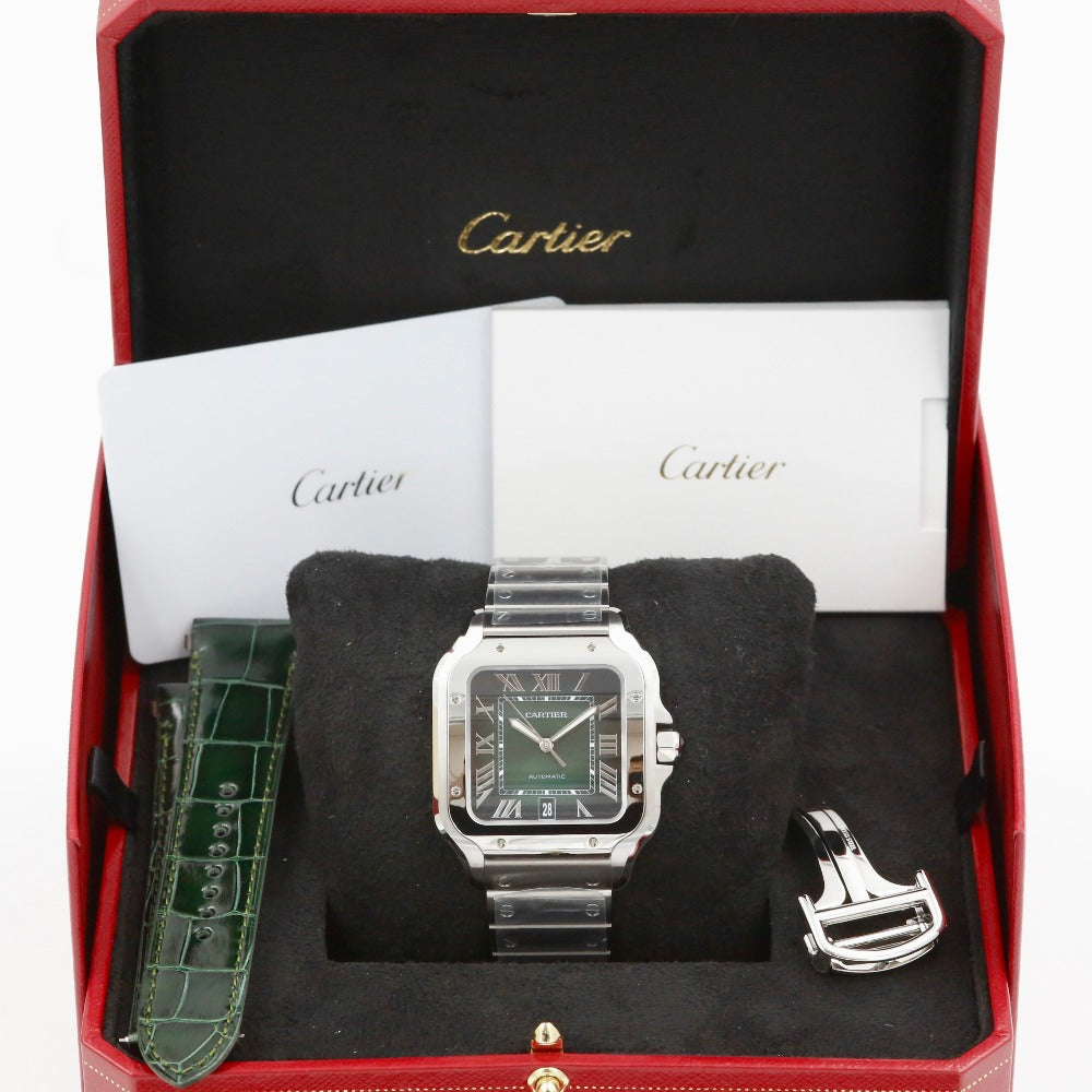 Cartier De Santos Green Dial WSSA0062 Year: 2024