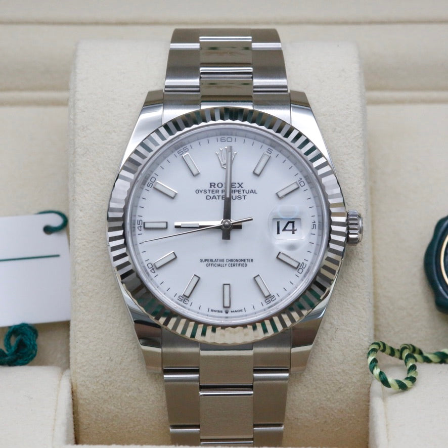 Rolex Datejust 41 White Dial 126334