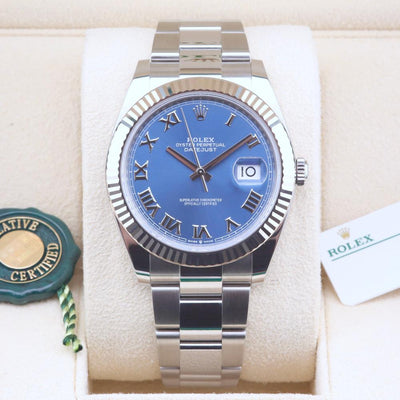 Rolex Datejust 41 Blue Azzurro Dial 126334 Year: 2022