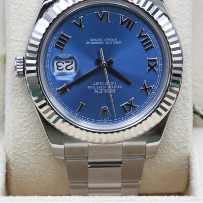 Rolex Datejust 2 Blue Azzurro Dial 116334