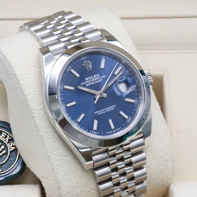 Rolex Datejust 41 Blue Dial 126300 Year: 2022