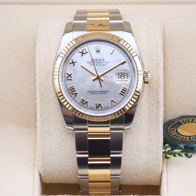 Rolex Datejust 36 Mother of Pearl Roman Dial 116233