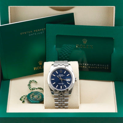 Rolex Datejust 41 Blue Dial 126334 Year: 2024