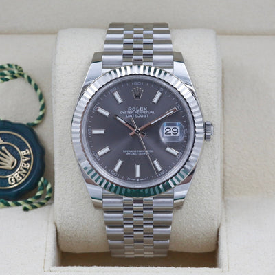 Rolex Datejust 41 Rhodium Dial 126334