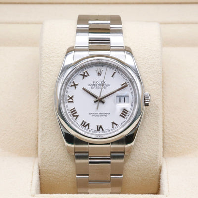 Rolex Datejust 36 White Dial 116200