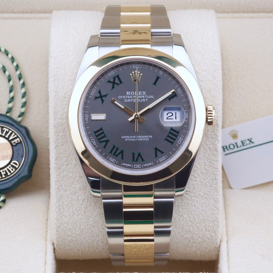 Rolex Datejust 41 Wimbledon Dial 126303 Year: 2017