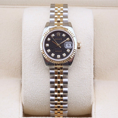 Rolex Datejust 26 179173 Black Jubilee Diamond Dial Year: 2005