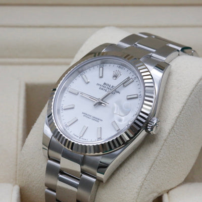 Rolex Datejust 41 White Dial 126334