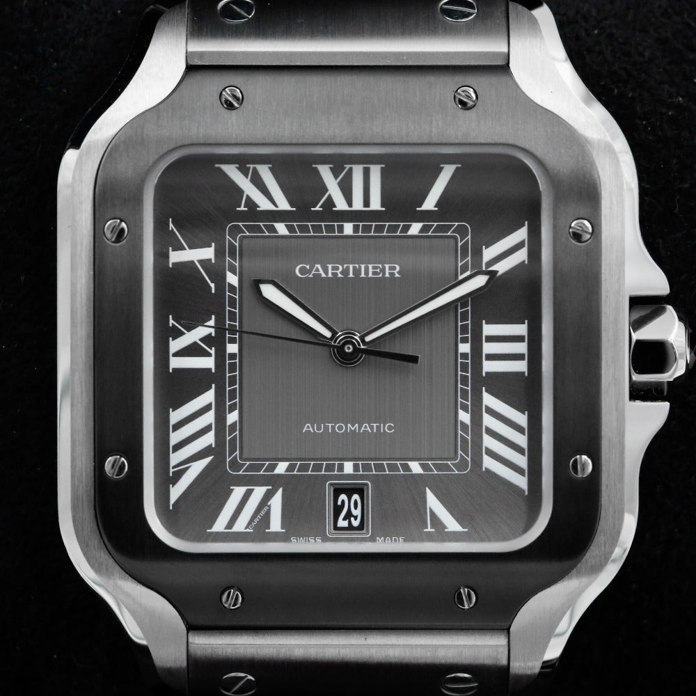 Cartier De Santos Grey Dial WSSA0037