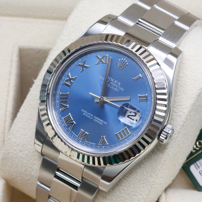 Rolex Datejust 2 Blue Azzurro Dial 116334