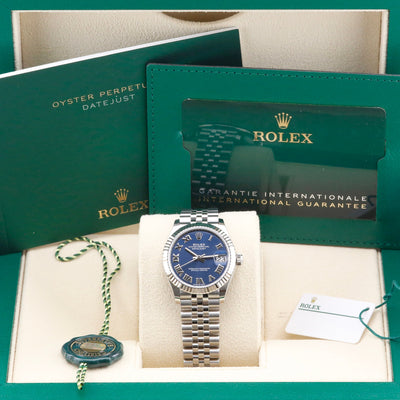 Rolex Datejust 31 Blue Roman Dial 278274 Year: 2024