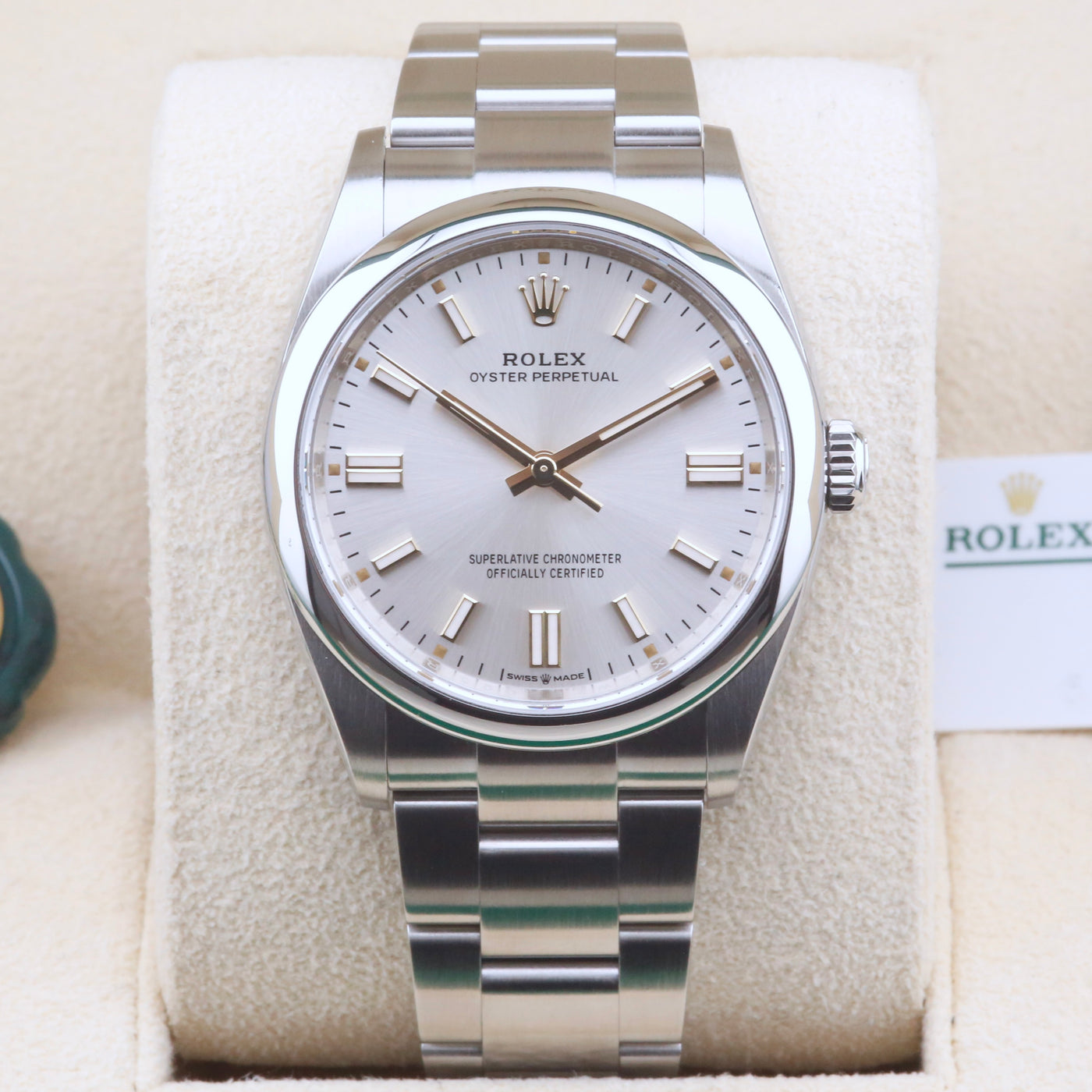 Rolex Oyster Perpetual Silver Dial 36 126000 Year: 2024