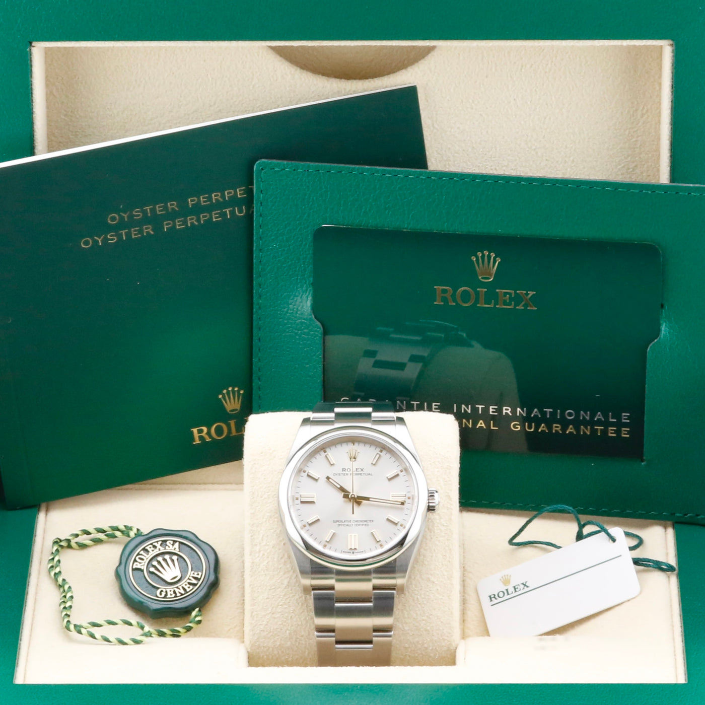 Rolex Oyster Perpetual Silver Dial 36 126000 Year: 2024