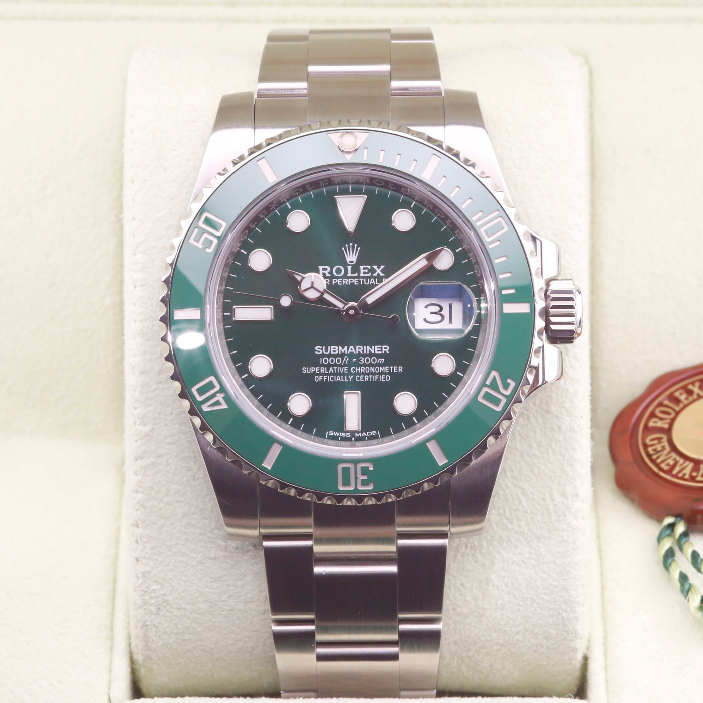 Rolex Submariner Hulk 116610LV Year: 2013