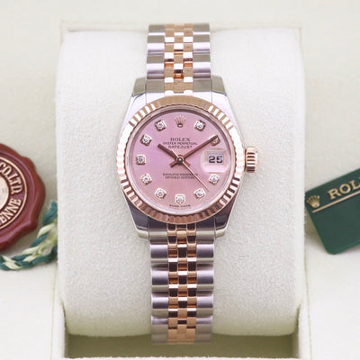 Rolex Datejust 26 Pink Dial 179171 Year: 2009