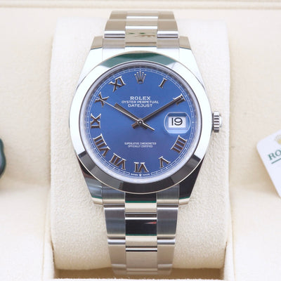 Rolex Datejust 41 Azzurro 126300 Year: 2021