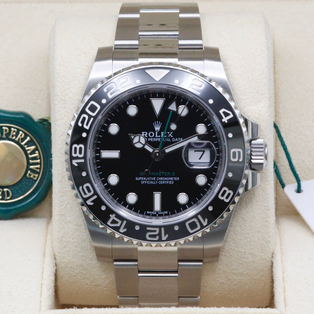 Rolex GMT Black 116710LN Year: 2019