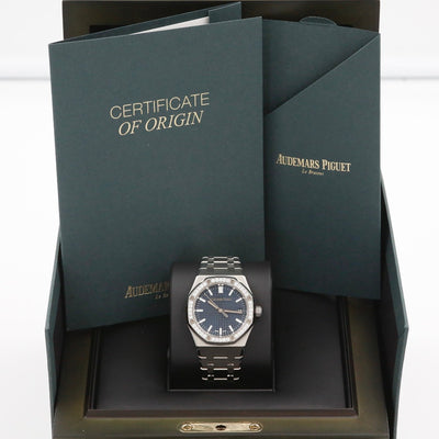 Audemars Piguet Royal Oak 77451ST Blue Dial Year: 2022