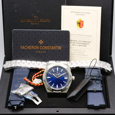 Vacheron Constantin Blue Dial 4500v Factory Stickers Year: 2021