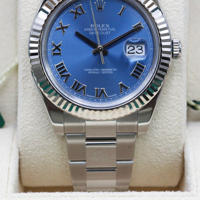 Rolex Datejust 2 Blue Azzurro Dial 116334