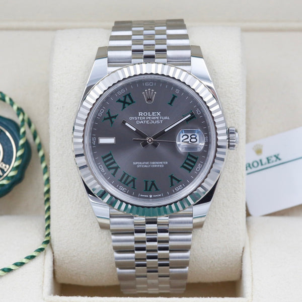 Rolex Datejust 41 Wimbledon Dial 126334 Year 2024 lbjwatches