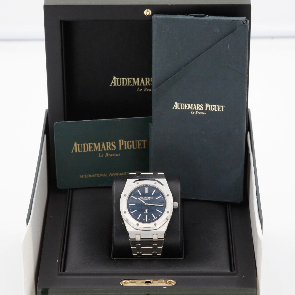 Audemars Piguet Royal Oak 15202ST Blue Dial Year: 2021