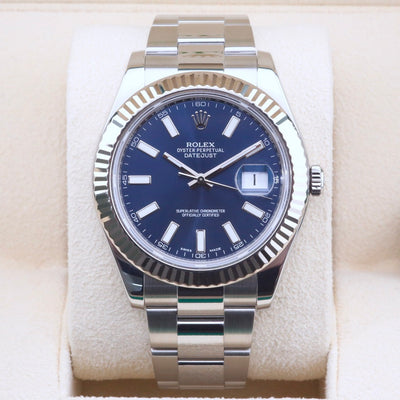 Rolex Datejust 2 Blue Dial 116334 Year: 2016