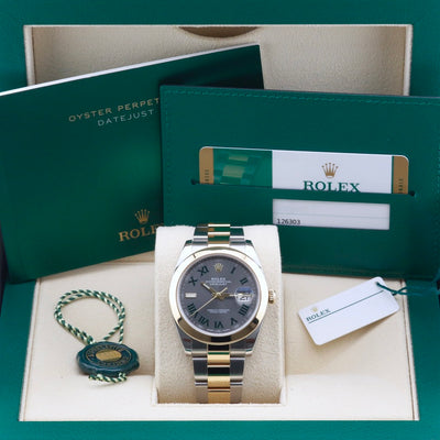 Rolex Datejust 41 Wimbledon Dial 126303 Year: 2017