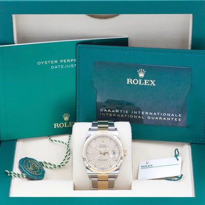 Rolex Datejust 36 Champagne Motif Dial 126233