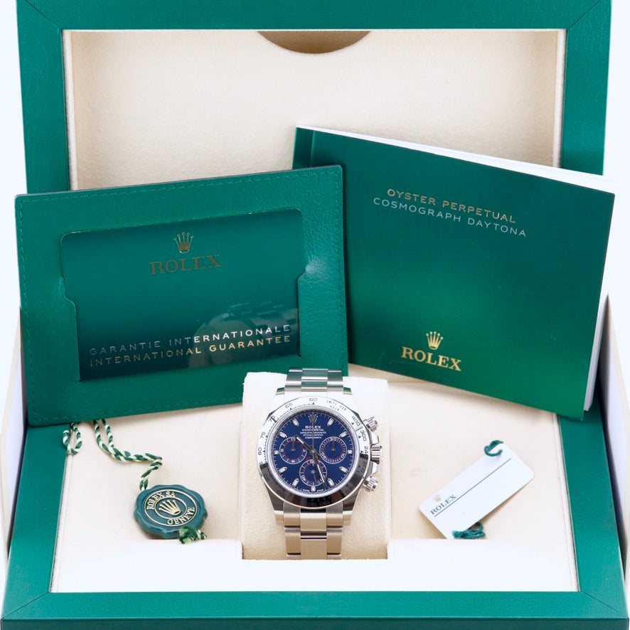 Rolex Daytona Blue Dial 116509 Year: 2021