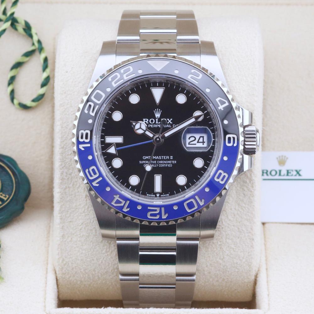 Rolex GMT Batman 126710BLNR Year: 2023 Complete Set