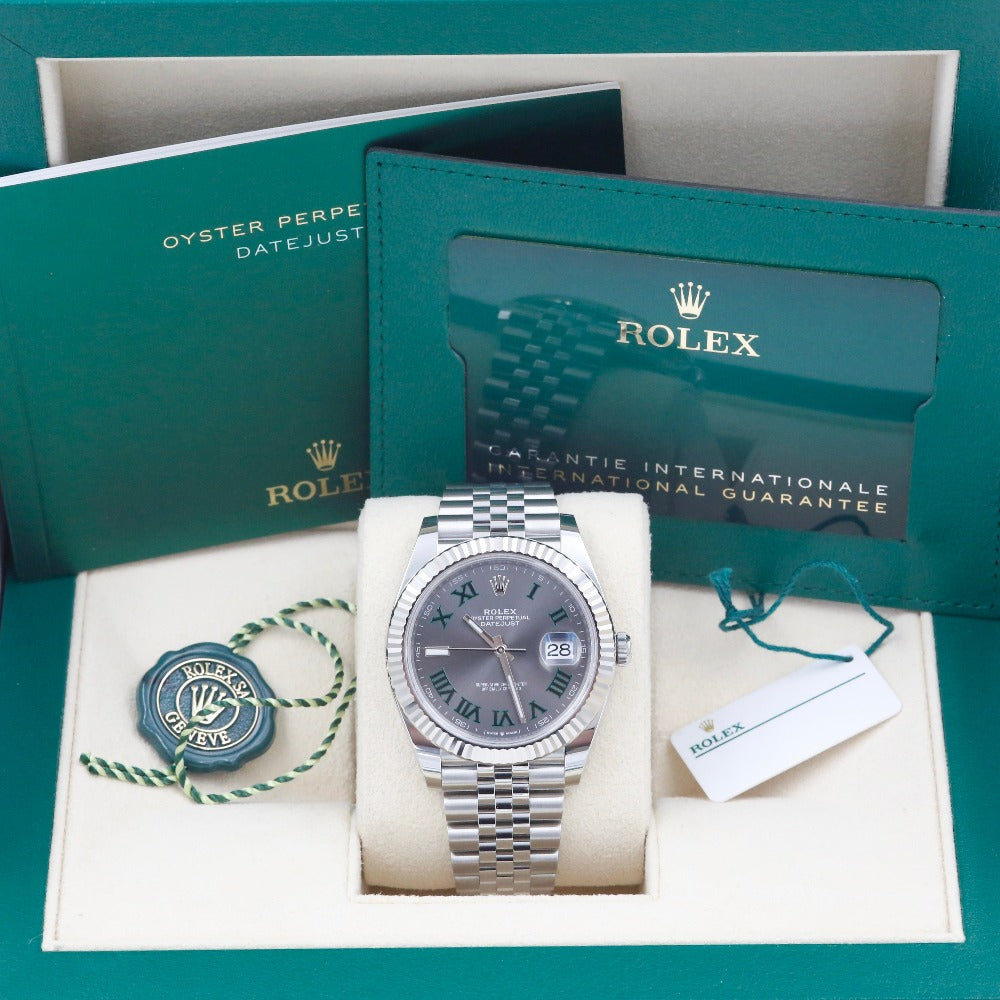 Rolex Datejust 41 Wimbledon Dial 126334 Year 2024 lbjwatches