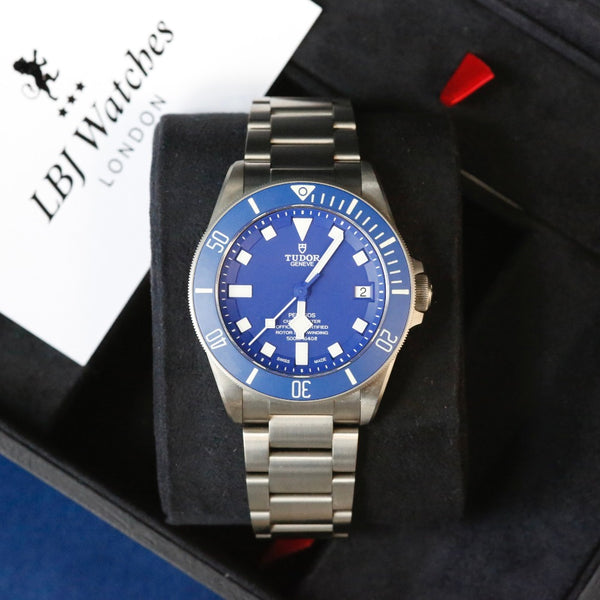 Tudor pelagos clearance blue titanium