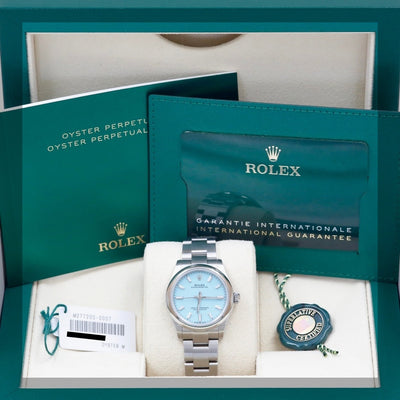 Rolex Oyster Perpetual 31 Tiffany Dial 277200