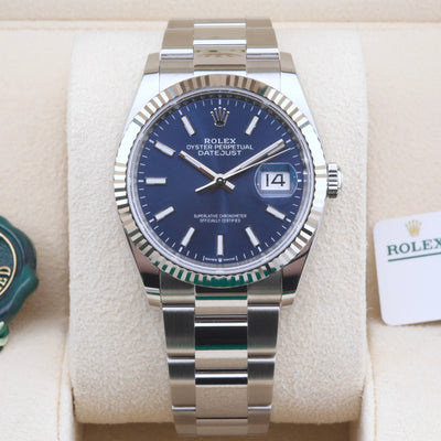 Rolex Datejust 36 Blue Dial 126234 Year: 2024