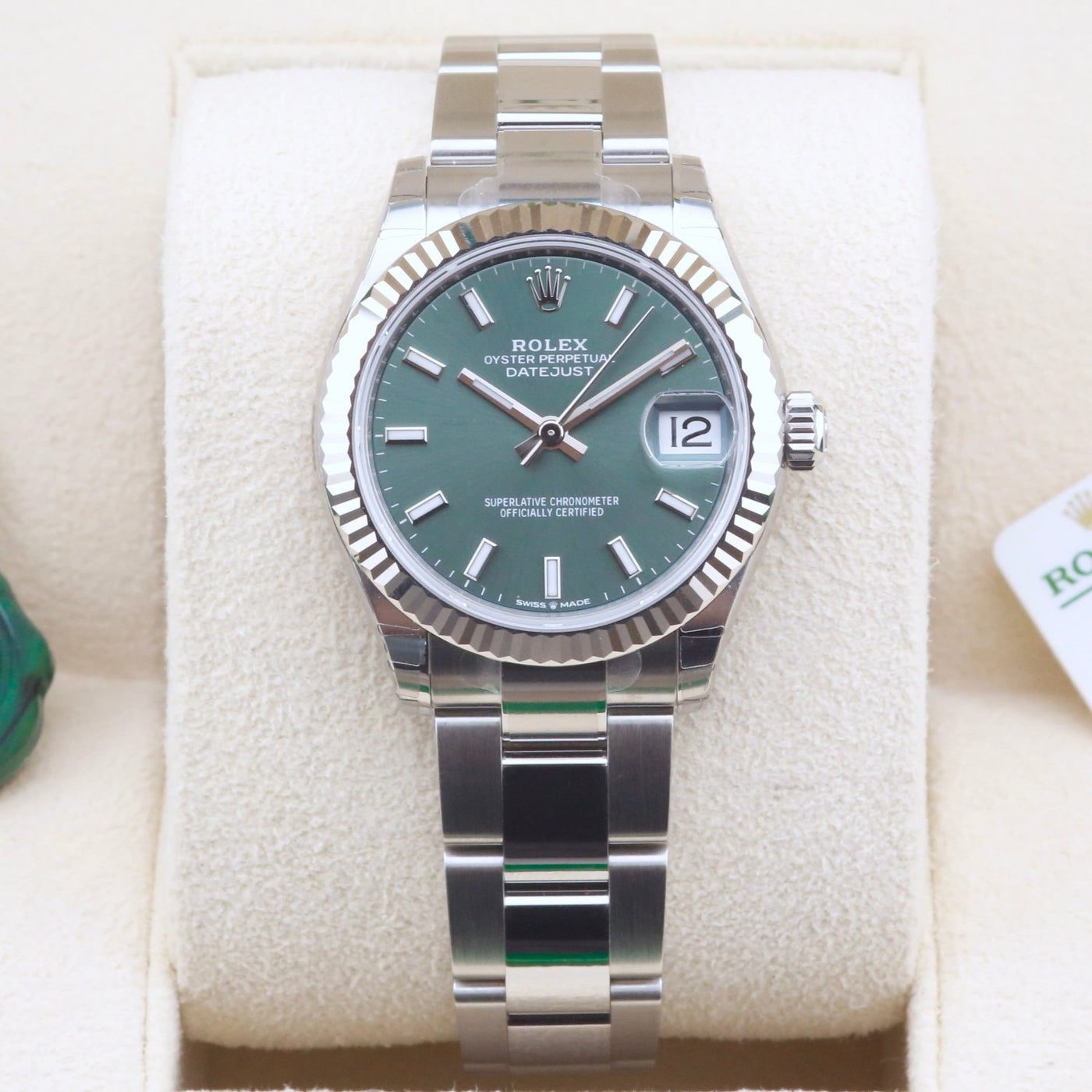 Rolex Datejust 31 Mint Green Dial 278274 Year: 2024