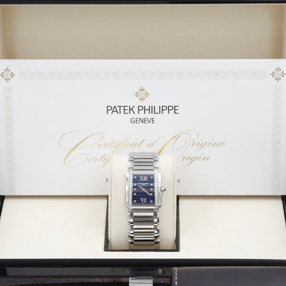 Patek Philippe Twenty 4 4910/10a Blue Dial Year: 2017