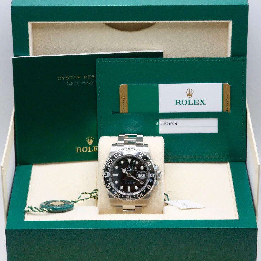 Rolex GMT Black 116710LN Year: 2019